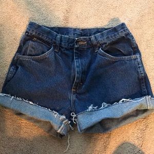 cutoff jean shorts